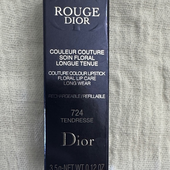 Dior Other - Dior Rouge Lipstick in Deep Blue Packaging Color 724 TENDDRESSE MATTE